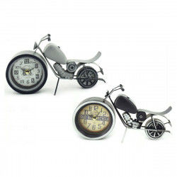 Table clock DKD Home Decor 29,5 x 7,5 x 17 cm Black Grey Motorbike Iron...
