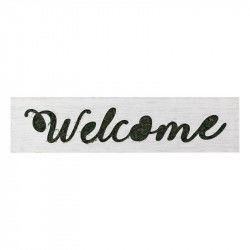 Wooden Sign White Green 118355
