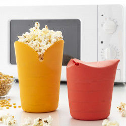 Składane Silikonowe Maszynki do Popcornu Popbox InnovaGoods (2 Sztuki)