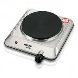 Electric Hot Plate Haeger HP01S014A Stainless steel 1 Stove Silver 1500 W 1500W