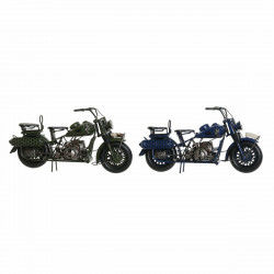 Pojazd DKD Home Decor Motocykl 34 x 12 x 17 cm Vintage (2 Sztuk)