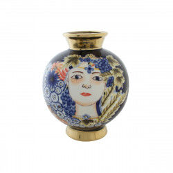Vase DKD Home Decor Porcelæn Sort Shabby Chic (19 x 19 x 23 cm)