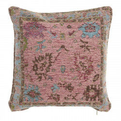 Cushion DKD Home Decor 8424001832422 Green Lilac Light Pink Squared Arab 45 x...