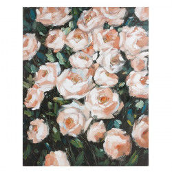 Cadre Huile Roses Bois de pin (80 X 4 x 100 cm)