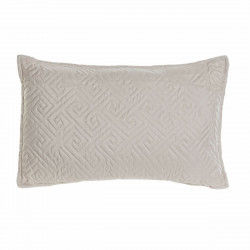Cushion DKD Home Decor 8424001814510 Beige Rectangular Squared 60 x 10 x 40 cm