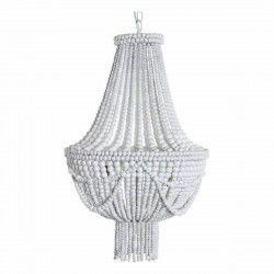 Lampa Sufitowa DKD Home Decor Biały Metal Drewno MDF 40 W 220 V 50 x 50 x 128 cm
