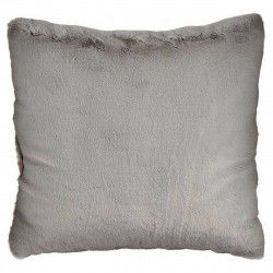 Cushion With hair Grey 60 x 18 x 60 cm