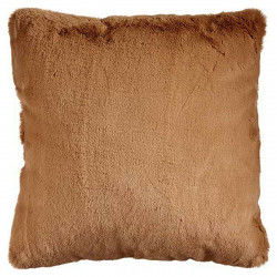 Cushion With hair Brown Synthetic Leather (40 x 2 x 40 cm)