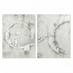 Painting DKD Home Decor Canvas 90 x 3,8 x 120 cm Abstract Modern (2 Units)