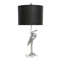 Desk lamp DKD Home Decor Black Silver Polyester Acrylic Resin 220 V 60 W (33...