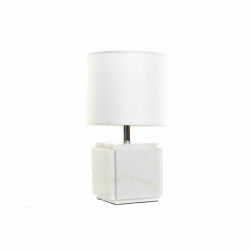Desk lamp DKD Home Decor White Polyester Metal Marble 220 V Golden 50 W (20 x...