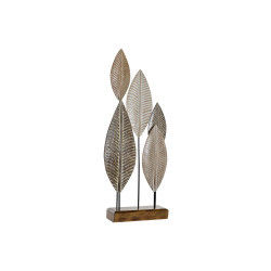 Figurine Décorative DKD Home Decor Bambou Fer Volets (33 x 10 x 81 cm)