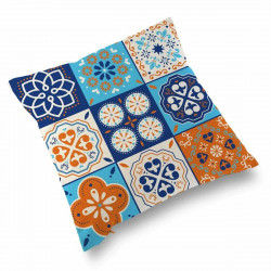 Cushion with Filling Versa Mosaic Orange Polyester (15 x 45 x 45 cm)