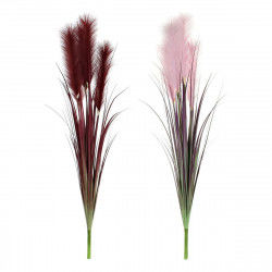 Bouquets DKD Home Decor 12 x 12 x 106 cm Pink Green Burgundy PVC (2 Units)