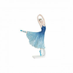 Decorative Figure DKD Home Decor Blue Romantic Ballet Dancer 13 x 6 x 23 cm