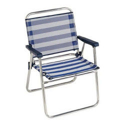 Beach Chair Alco 1-63156 Aluminium Fixed 57 x 78 x 57 cm (57 x 78 x 57 cm)