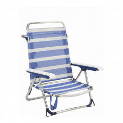 Beach Chair Alco 6075ALF-1556 Aluminium Multi-position Foldable 62 x 82 x 65 cm