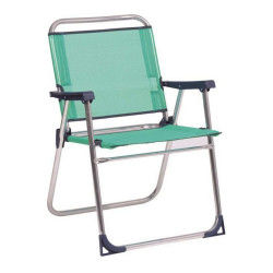 Chaise de Plage Alco 631 ALF/30 Aluminium Fixe Vert 57 x 78 x 57 cm (57 x 78...