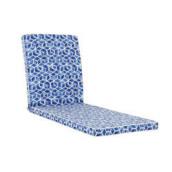 Cushion DKD Home Decor Blue White Rectangular Geometric 190 x 60 x 5 cm (190...