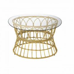 Side table DKD Home Decor Brown Crystal 60 x 50 x 60 cm (60 x 50 x 60 cm)
