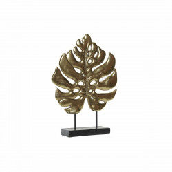 Decorative Figure DKD Home Decor 25,5 x 6 x 34 cm Black Golden Tropical Leaf...