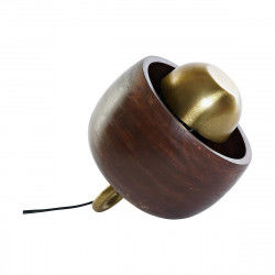 Desk lamp DKD Home Decor Golden Metal Brown 220 V 50 W (21 x 21 x 21 cm)