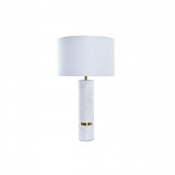 Desk lamp DKD Home Decor White Golden Metal Marble 50 W 220 V 41 x 41 x 76 cm