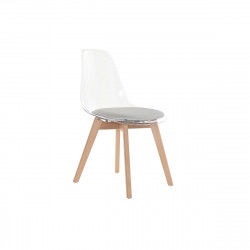Spisebordsstol DKD Home Decor Grå Træ Polykarbonat (54 x 47 x 81 cm)