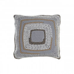 Cushion DKD Home Decor Natural Grey 40 x 10 x 40 cm Boho