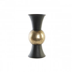 Vase DKD Home Decor Black Metal Copper Vintage 14 x 14 x 32 cm