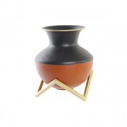 Vase DKD Home Decor Metal Multicolour Modern 18 x 18 x 21 cm