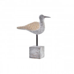 Figura Decorativa DKD Home Decor Gris Natural Pájaro Mediterráneo 23 x 9 x...