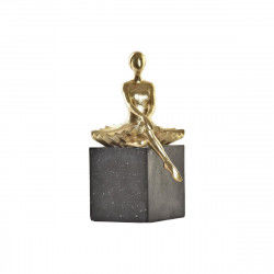 Decorative Figure DKD Home Decor Ballerina Golden Resin Dark grey (21,5 x 23...