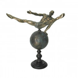 Dekorativ figur DKD Home Decor Verden Gylden Harpiks Gymnast Moderne (29 x 16...
