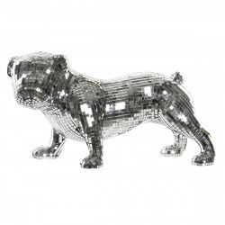 Decorative Figure DKD Home Decor English Silver Bulldog Resin Modern (45,5 x...