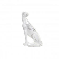 Figurine Décorative DKD Home Decor Gris Blanc Léopard Résine Marbre (25 x 18...