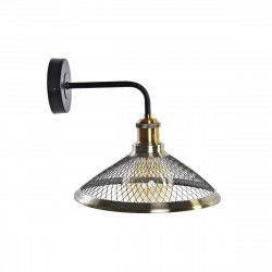Væglampe DKD Home Decor Sort Gylden Metal 220 V 50 W (27 x 28 x 28 cm)