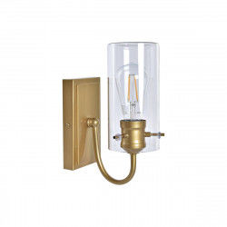 Wall Lamp DKD Home Decor Crystal Golden Metal Transparent 220 V 50 W (13 x 17...