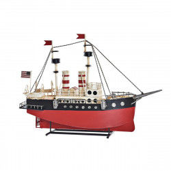 Decorative Figure DKD Home Decor Black Red Ship Vintage 41 x 12 x 28 cm (1 Unit)