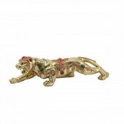 Decorative Figure DKD Home Decor 39 x 11 x 10 cm Golden Colonial Panther