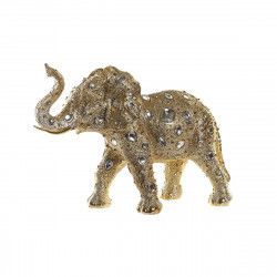 Dekorativ figur DKD Home Decor Elefant Harpiks Moderne (36 x 14 x 26,5 cm)