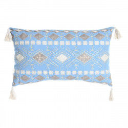 Cushion DKD Home Decor 60 x 15 x 35 cm Blue White