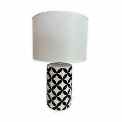 Desk lamp Versa Niu Cruzado White Ceramic 20 x 38 cm