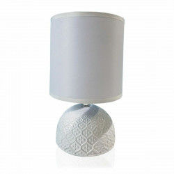 Lampe de bureau Versa Nube Grey Gris Céramique 14 x 25,5 cm