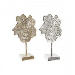 Decorative Figure DKD Home Decor 22 x 10 x 38 cm Flower Champagne Silver...