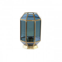 Desk lamp DKD Home Decor Crystal Blue Golden 220 V Brass 50 W Modern (18 x 19...
