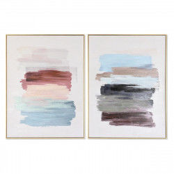 Painting DKD Home Decor 60 x 3,5 x 80 cm Abstract Urban (2 Units)