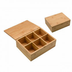 Box for Infusions Versa Bamboo (16 x 7,5 x 21 cm)