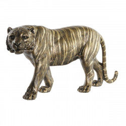 Dekorativ figur DKD Home Decor 53 x 13,5 x 23,5 cm Tiger Gylden