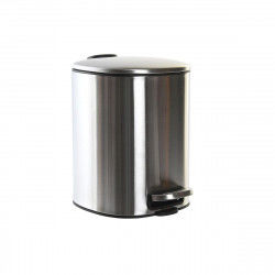 Pedal bin DKD Home Decor 20 x 25 x 27 cm Silver Stainless steel 5 L...
